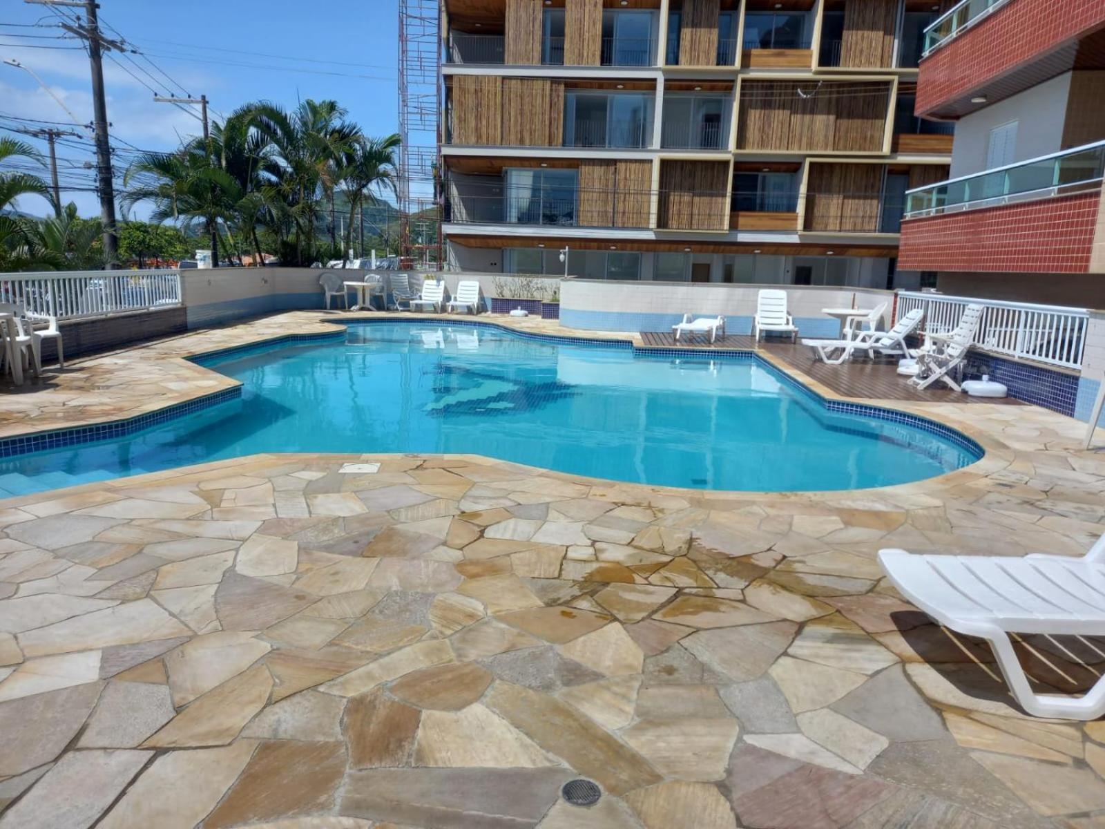 Apartamento De Frente Para O Mar Ubatuba Exteriör bild